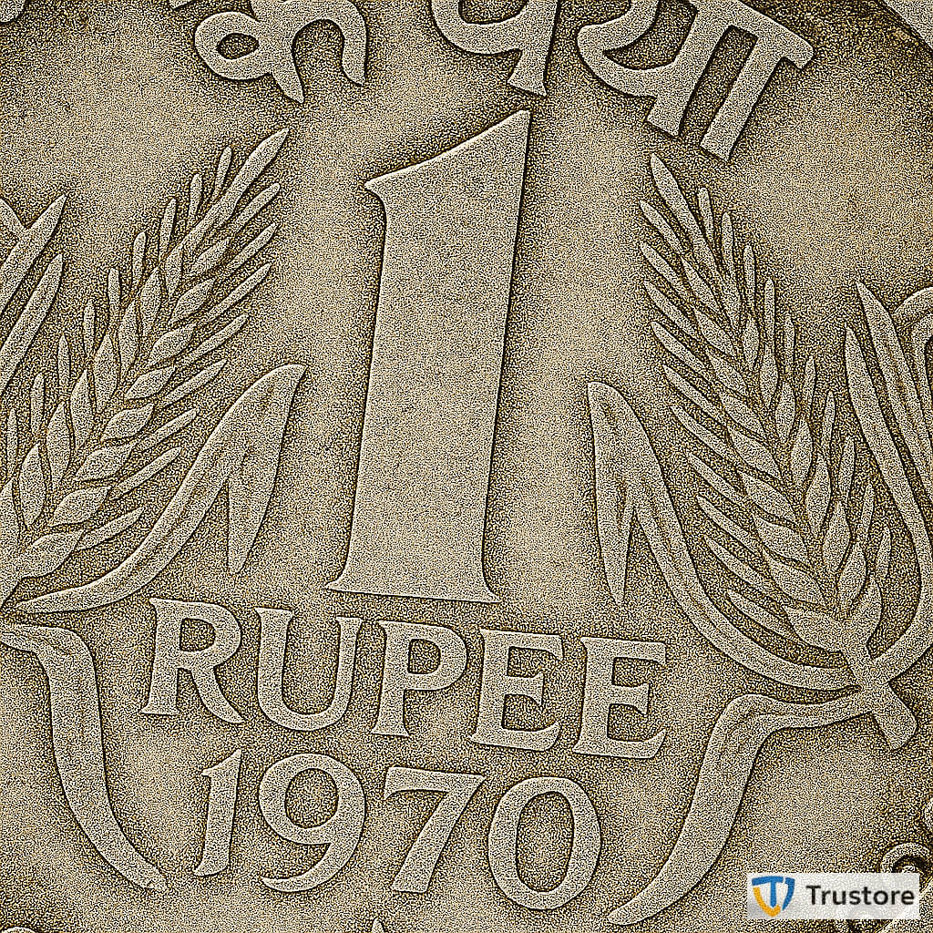 ✨ Rare 1 Rupee 1970 ✨ Star/Hyderabad Mint ⭐ India Old Copper Coin ⭐ EX- Rare | Trustore Exclusive ⭐ ✨ Rare 1 Rupee 1970 ✨ Star/Hyderabad Mint ⭐ India Old Copper Coin ⭐ EX- Rare | Trustore Exclusive ⭐