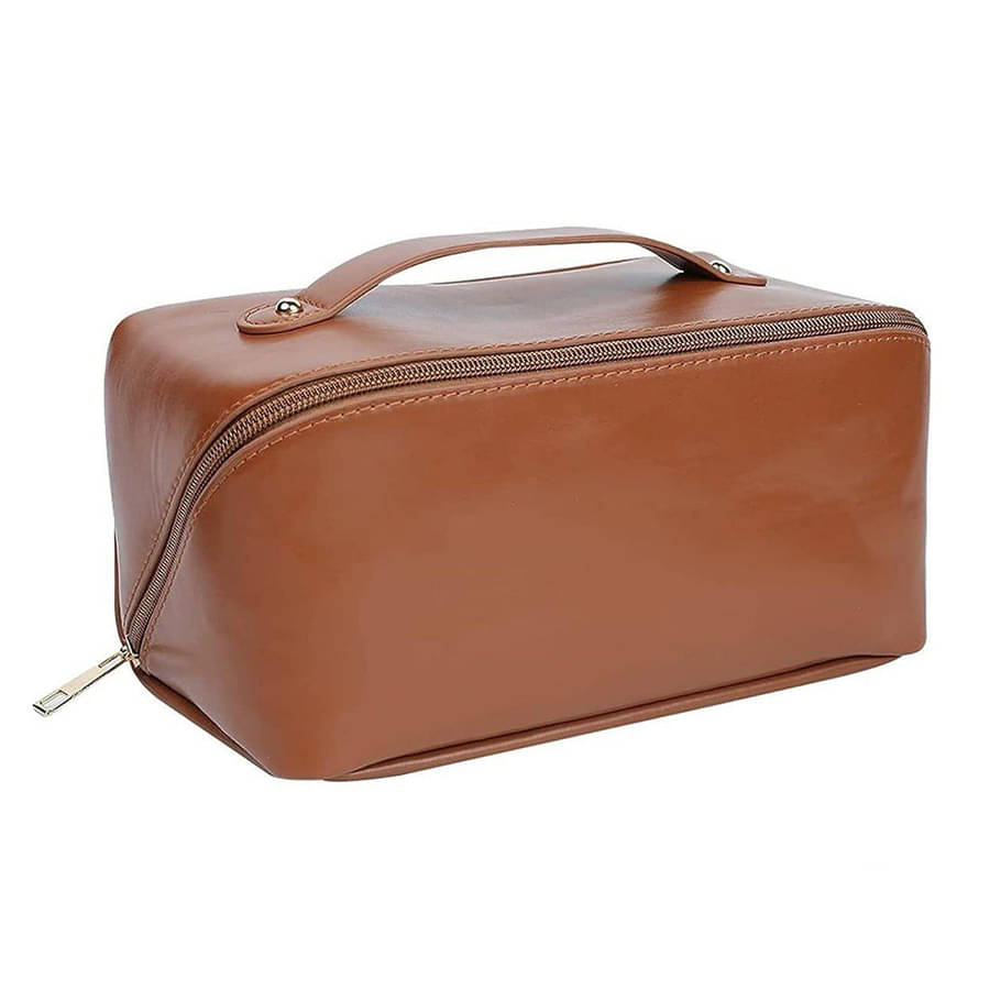     			SCODELLA Brown ORGNIZER BOX MACKEUP ACCESERIES