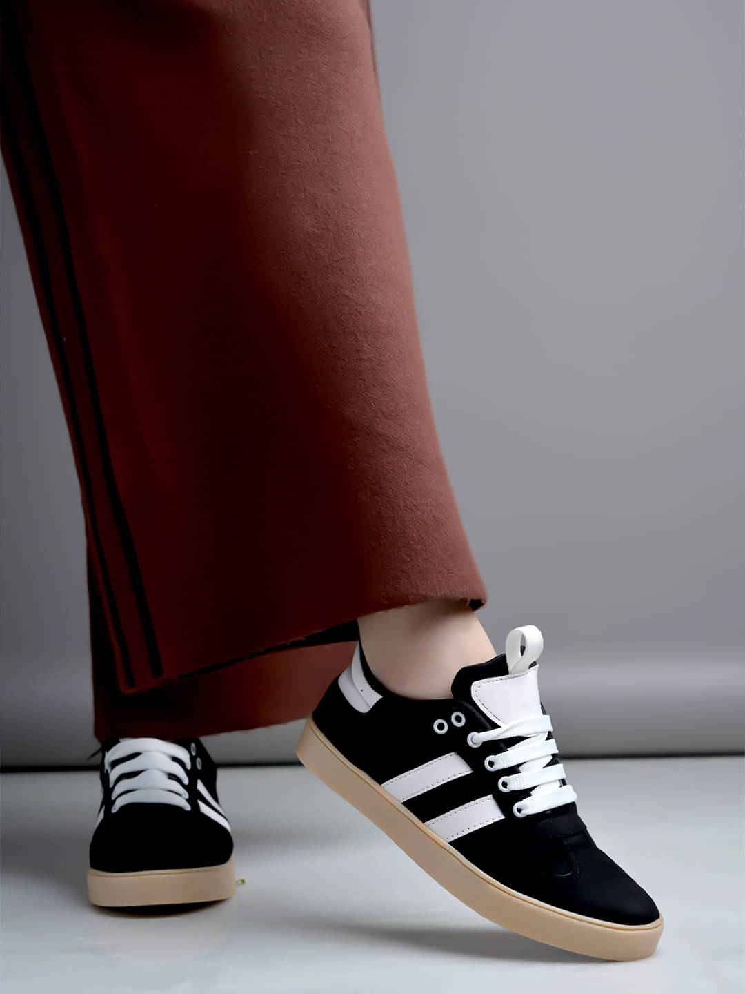     			Stylestry Black Women's Sneakers