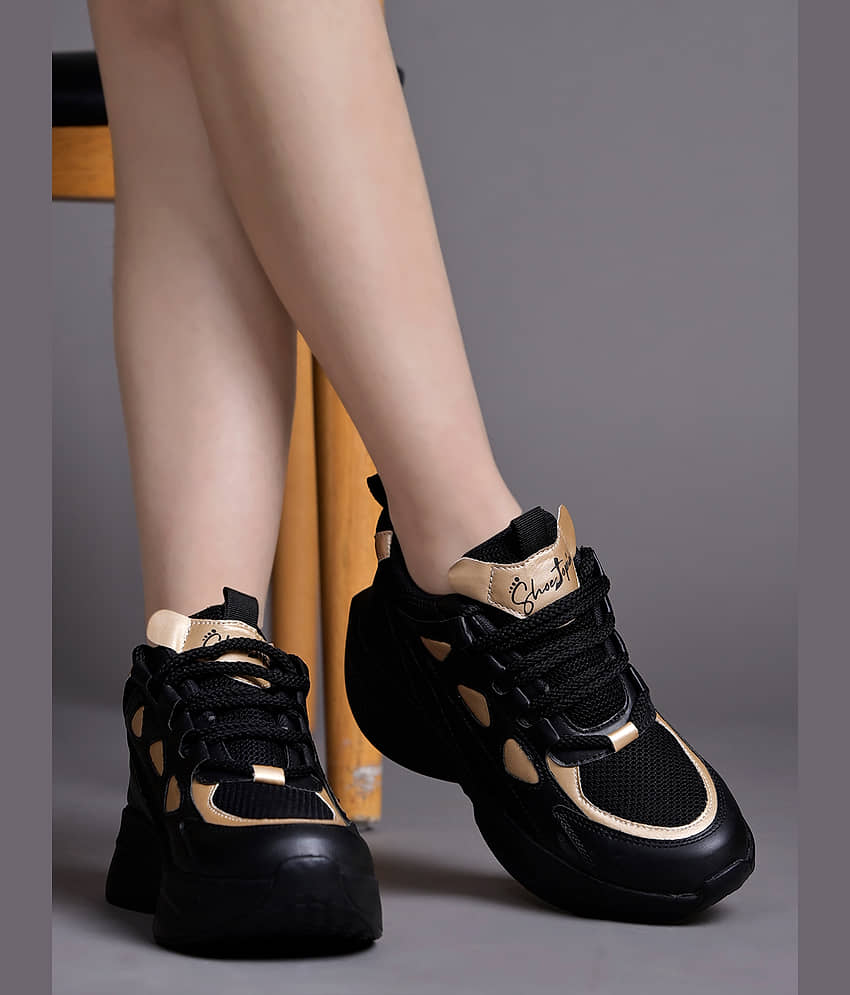 Stylestry Black Women's Sneakers - Casual Shoes | Buy online on ZillyBuy