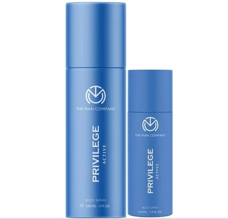 The Man Company Active Deodorant Combo (150ml + 40ml) Deodorant Spray for Men 190 ml ( Pack of 2 )