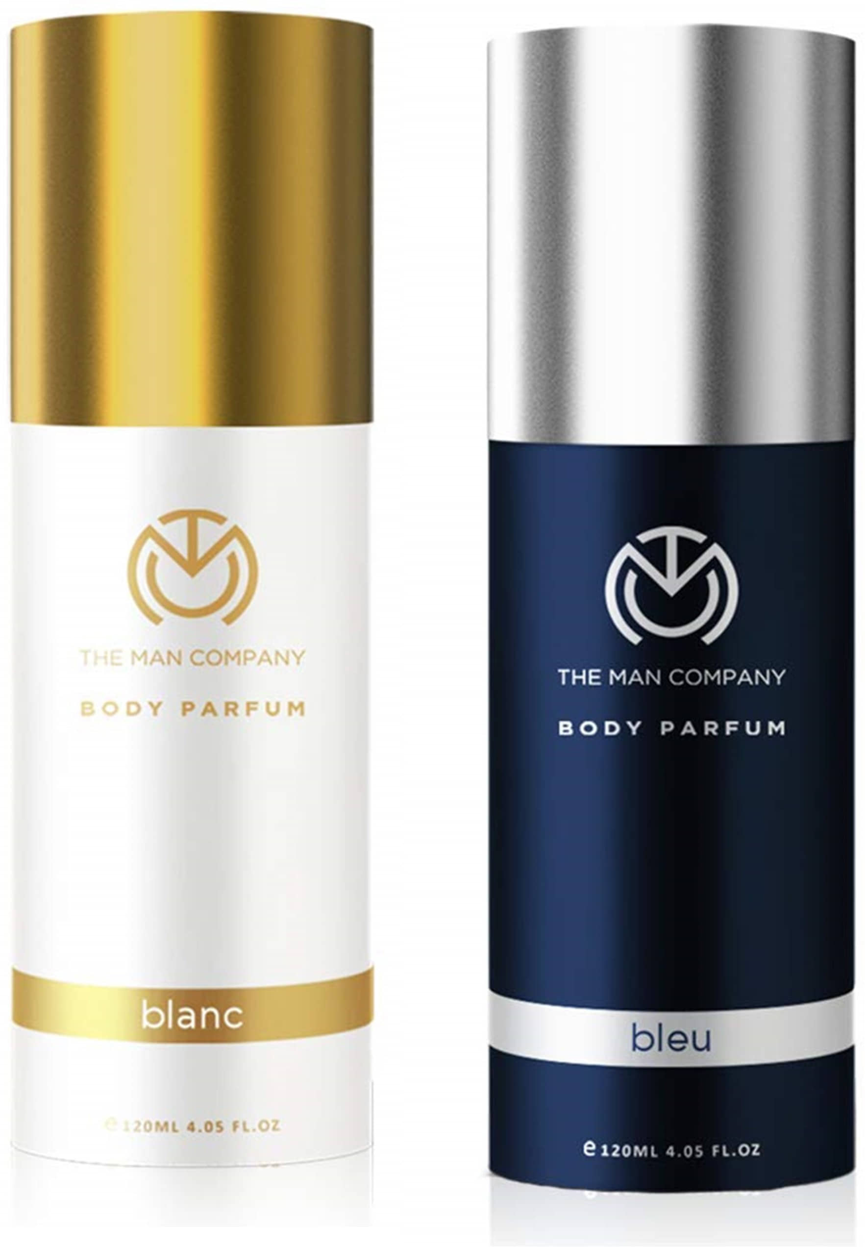 The Man Company Blanc & Bleu Combo Spray- Pack of 2 Deodorant Spray for Men 240 ml ( Pack of 2 )