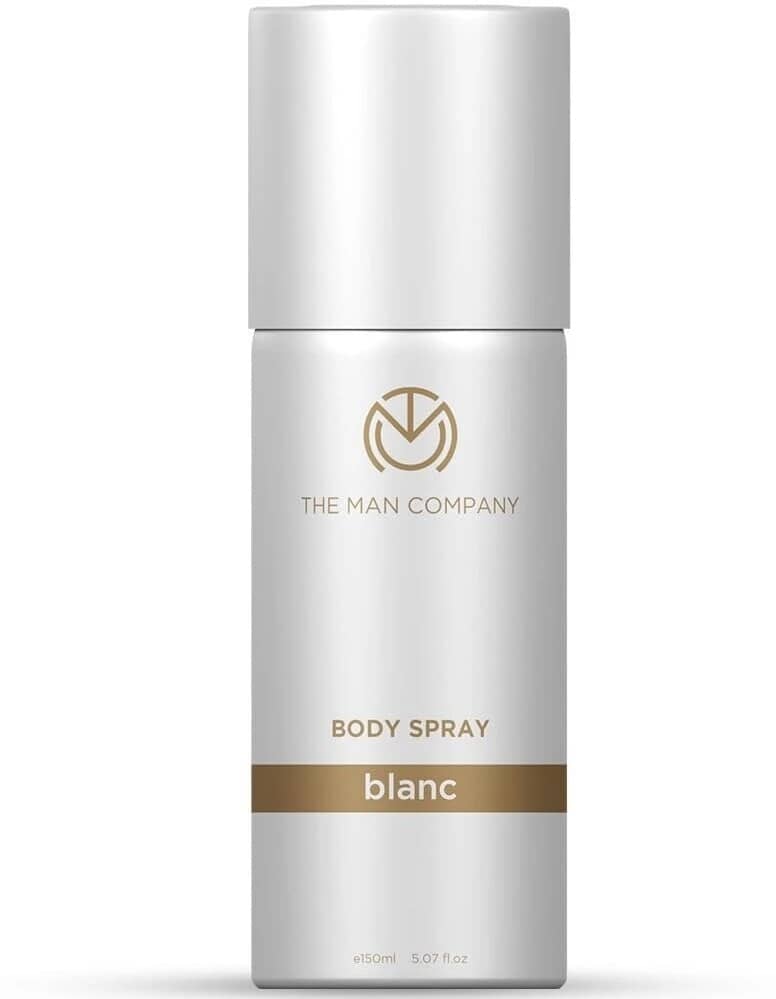The Man Company Blanc Deodorant |Long-Lasting Body Spray Deodorant Spray for Unisex 150 ml ( Pack of 1 )