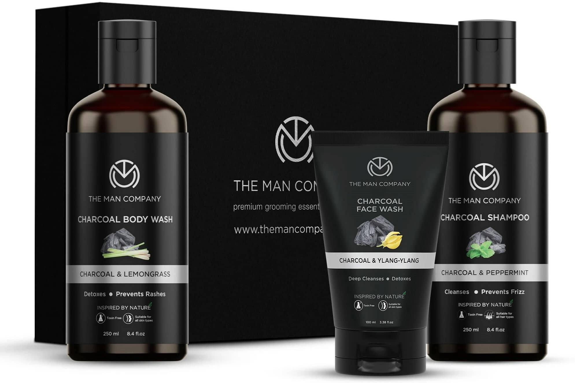 The Man Company Charcoal Care Gift Set