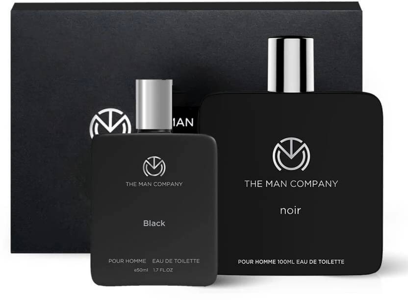    			The Man Company Luxury Perfume Set with Noir, Black Perfume Body Spray for Unisex 75 ml ( Pack of 2 )