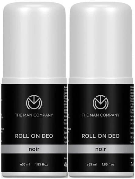 The Man Company NOIR Deo Roll On for Men 55ml, Pack of 2 Deodorant Roll-ons for Men 55 ml ( Pack of 2 )     			The Man Company NOIR Deo Roll On for Men 55ml, Pack of 2 Deodorant Roll-ons for Men 55 ml ( Pack of 2 )