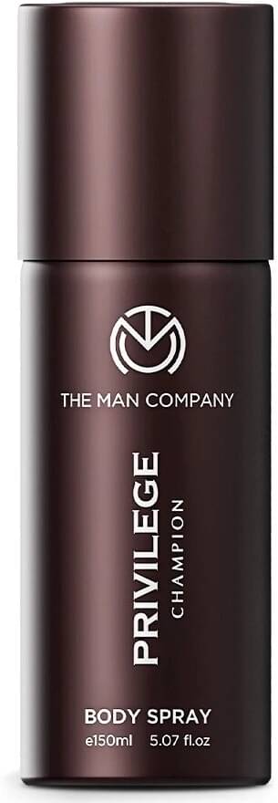 The Man Company Privilege Champion | Long Lasting Spray Deodorant Spray for Men 150 ml ( Pack of 1 ) The Man Company Privilege Champion | Long Lasting Spray Deodorant Spray for Men 150 ml ( Pack of 1 )