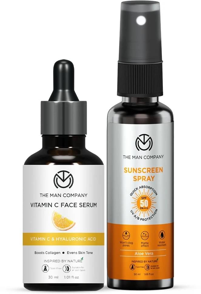     			The Man Company Sunscreen 50  Spray with Vitamin