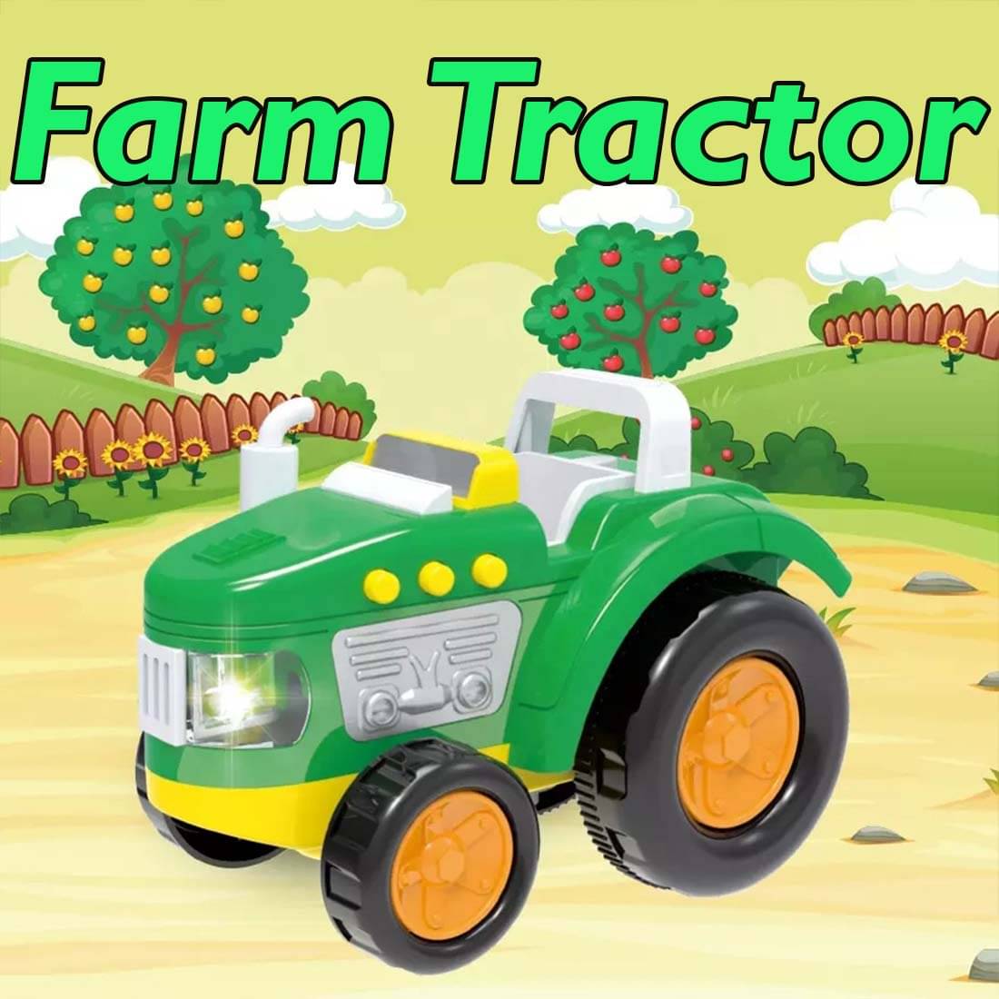     			Toybharat Farm Tractor |Multicolour |Friction Power Toys| Birthday Gift for Kids