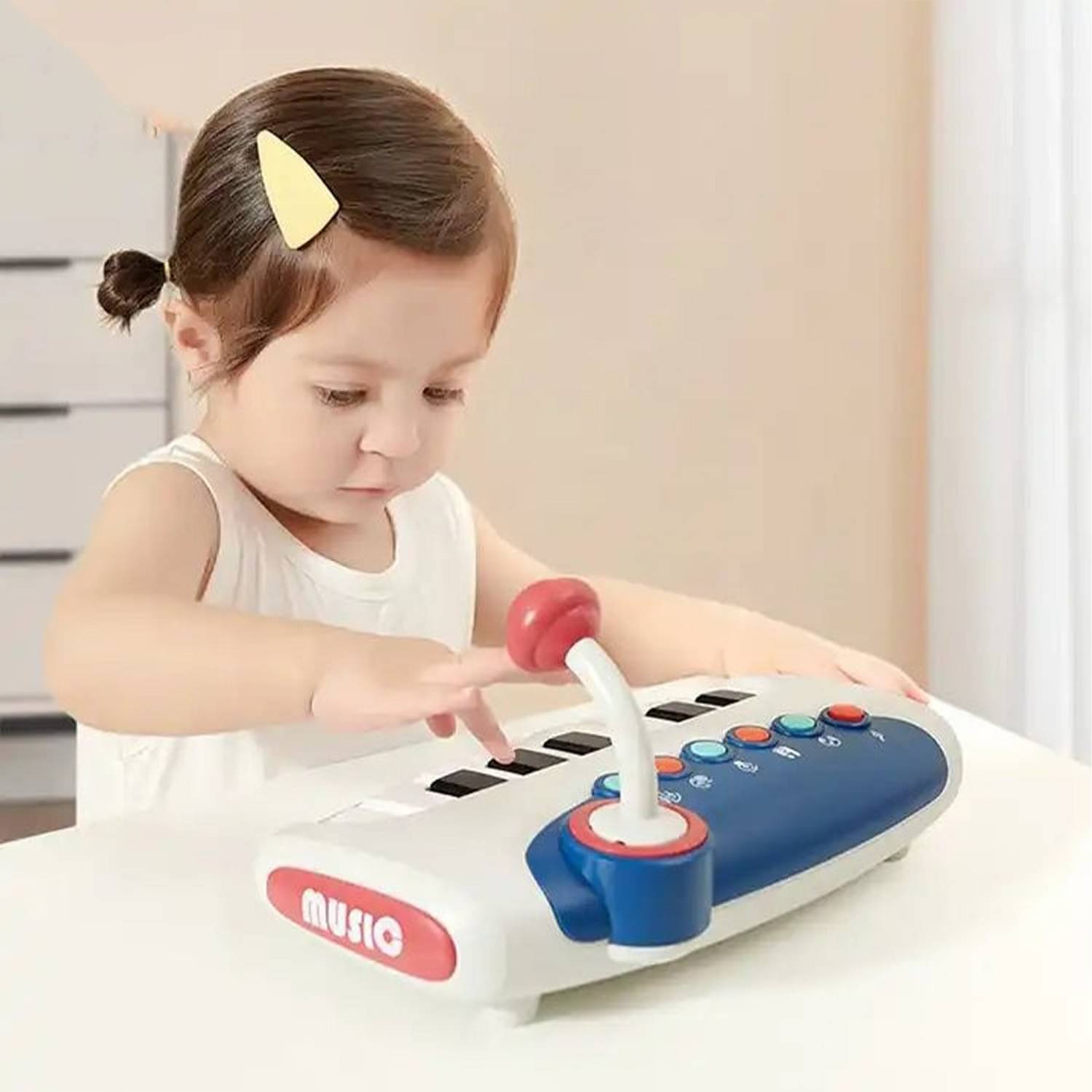 Toybharat Musical Electronic Piano for Kids |Musical Instrument with Microphone     			Toybharat Musical Electronic Piano for Kids |Musical Instrument with Microphone