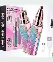 YOLOJI Eyebrow Trimmer Multicolor Corded,Cordless Eyebrow Trimmer With 80 minutes Runtime