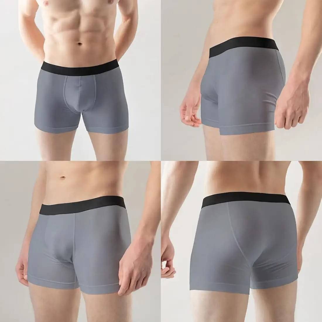 son of wind Pack of 1 Nylon Trunks For Men's ( Grey )     			son of wind Pack of 1 Nylon Trunks For Men's ( Grey )
