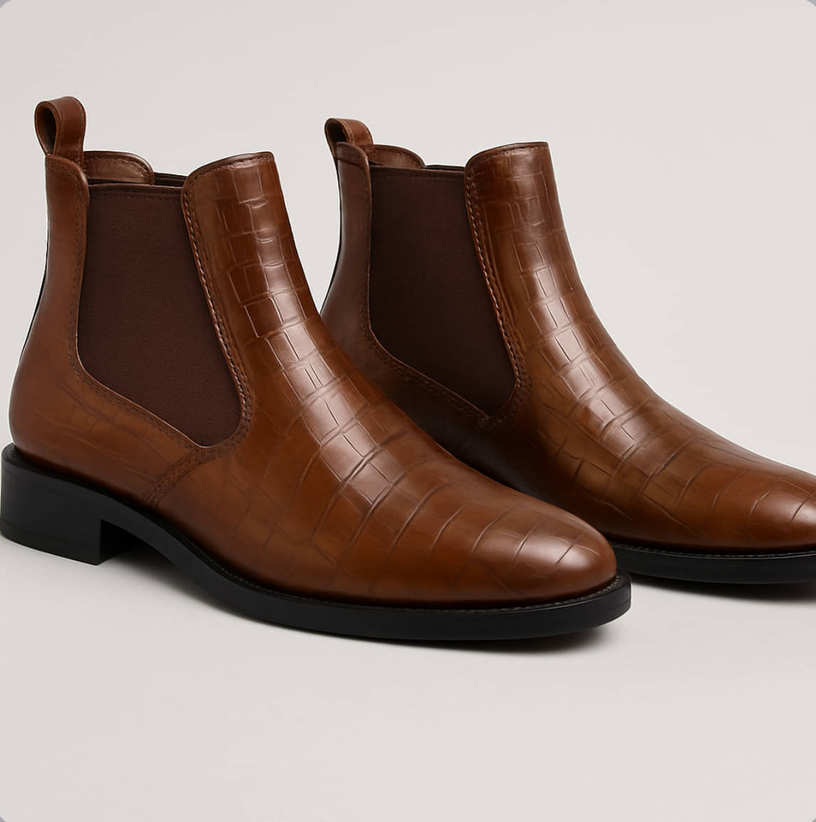     			vr the style Brown Men's Chelsea Boots