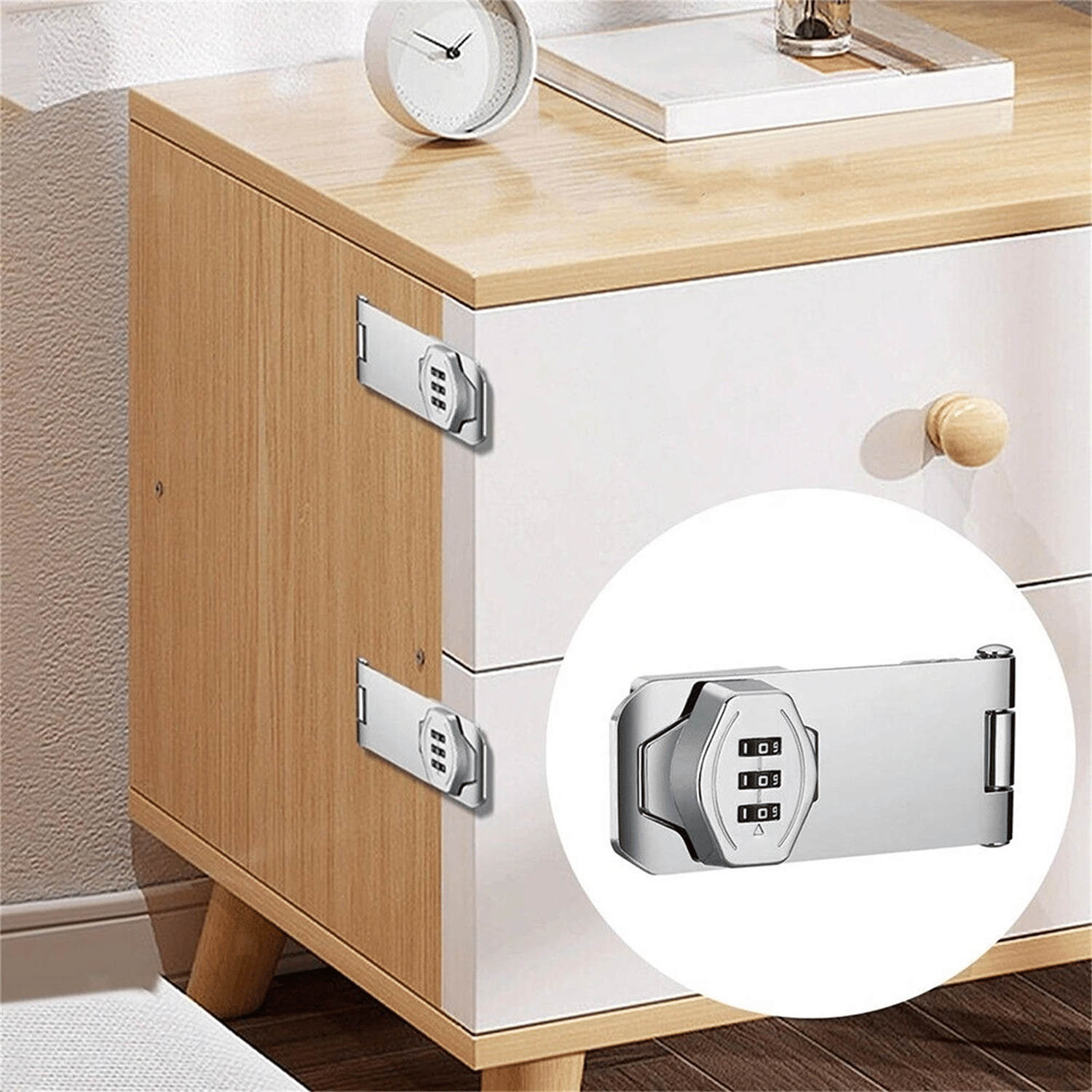 3 Digit Cabinet Lock Stainless Steel keyless Entry Door Lock deadbolt Keypad Mechanical Digital Combination Double Security Keyless Stainless Steel Door Lock Code Higher Security (10.1x4.1 cm) 3 Digit Cabinet Lock Stainless Steel keyless Entry Door Lock deadbolt Keypad Mechanical Digital Combination Double Security Keyless Stainless Steel Door Lock Code Higher Security (10.1x4.1 cm)