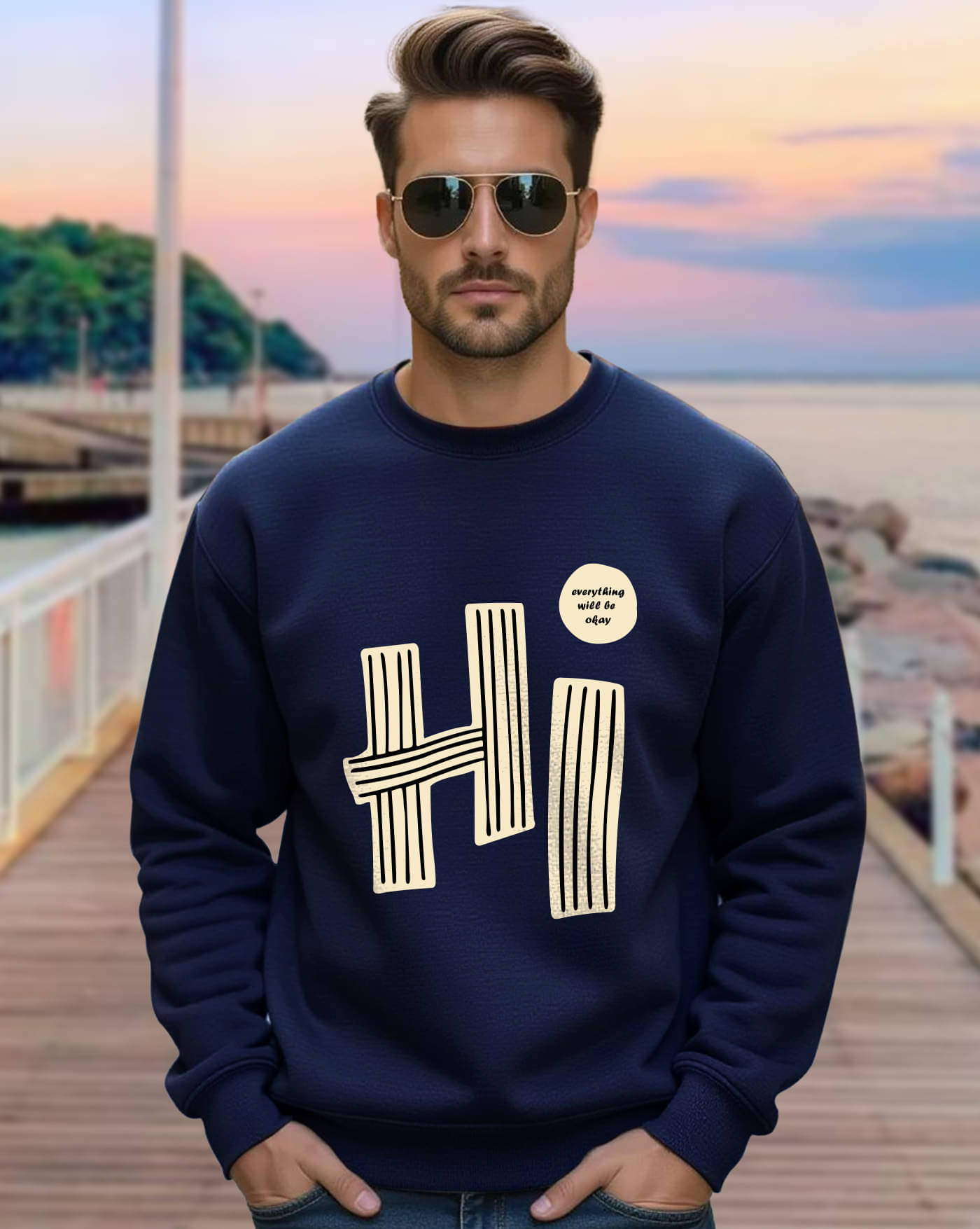 AUSK Fleece Round Neck Men's Sweatshirt - Blue ( Pack of 1 ) AUSK Fleece Round Neck Men's Sweatshirt - Blue ( Pack of 1 )