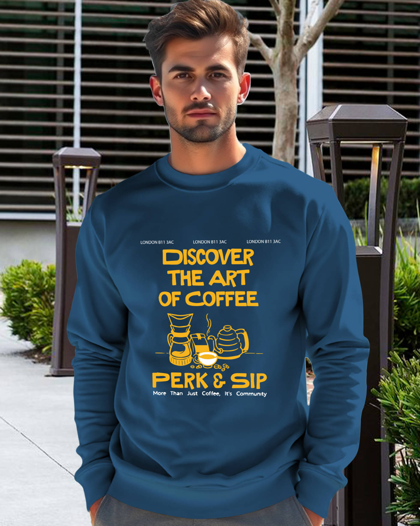 AUSK Fleece Round Neck Men's Sweatshirt - Teal Blue ( Pack of 1 ) AUSK Fleece Round Neck Men's Sweatshirt - Teal Blue ( Pack of 1 )