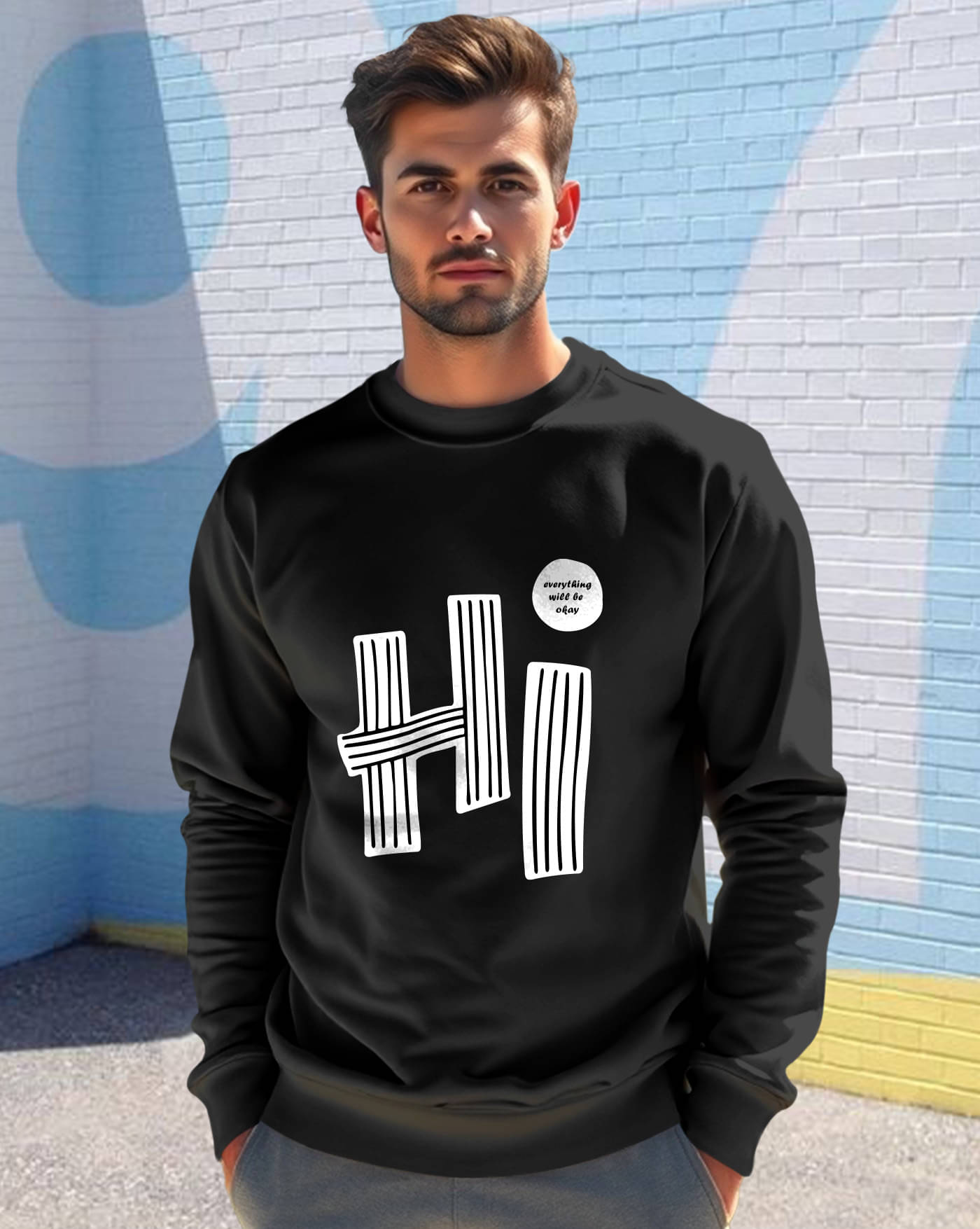     			AUSK Fleece Round Neck Men's Sweatshirt - Black ( Pack of 1 )