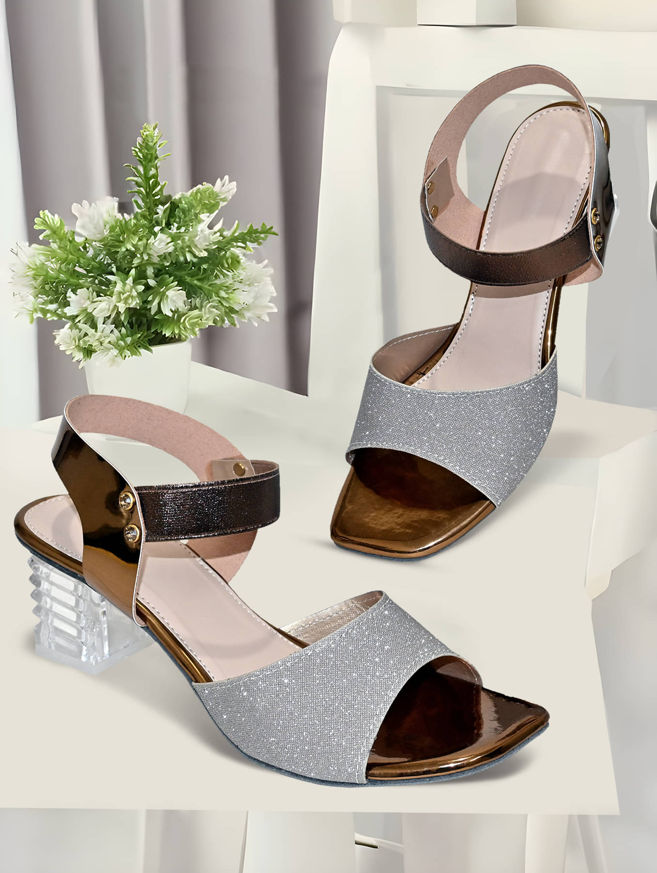     			Altek Beige Women's Sandal Heels