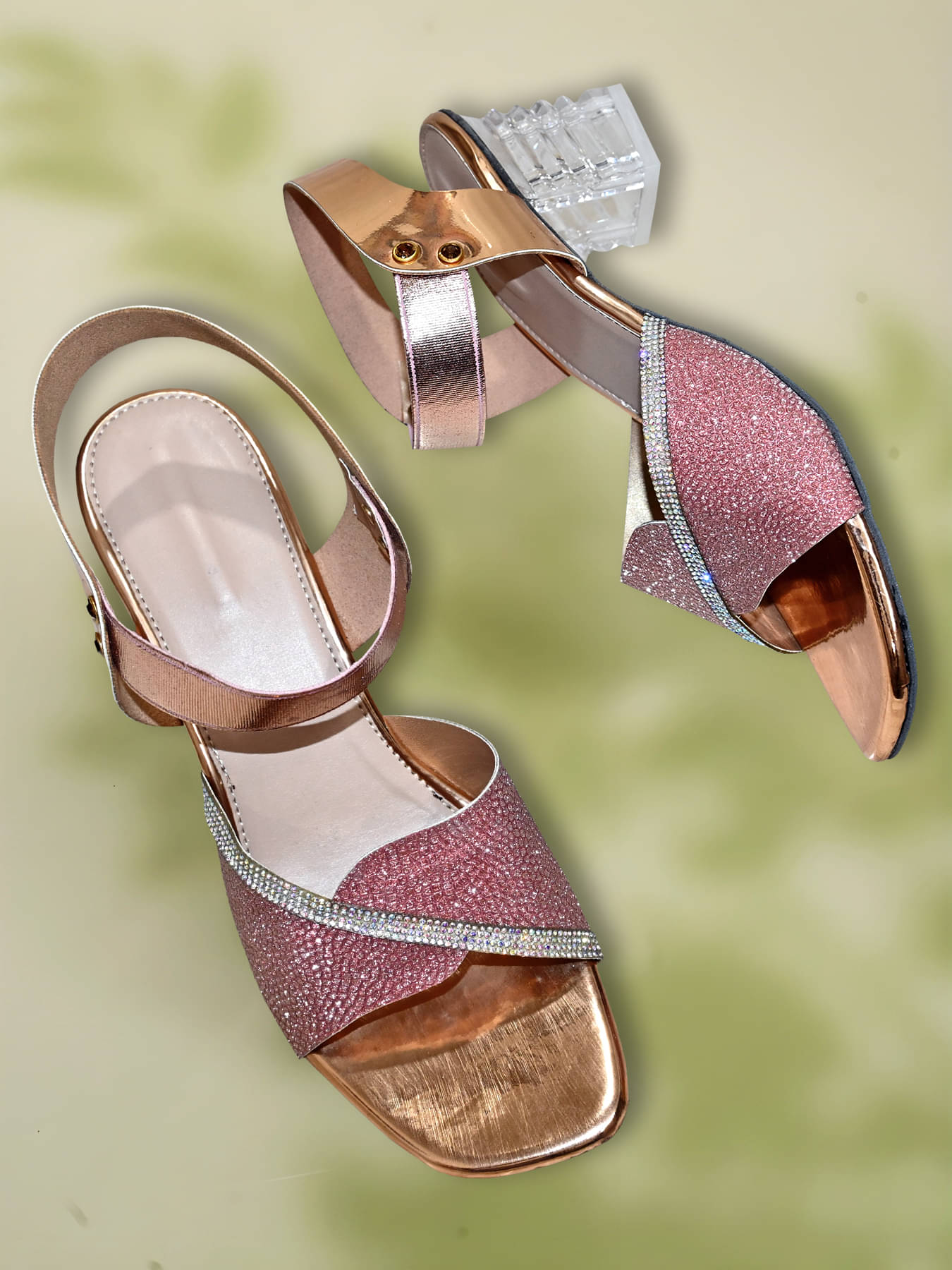     			Altek Bronze Women's Sandal Heels