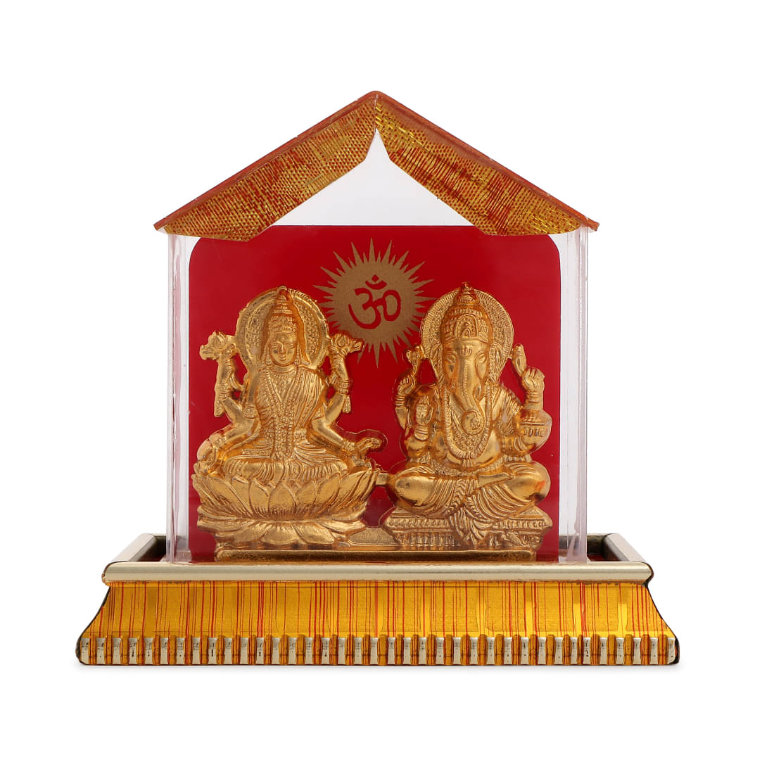 Awesome Craft Glass Laxmi Ganesh Idol ( 10 cm ) Awesome Craft Glass Laxmi Ganesh Idol ( 10 cm )