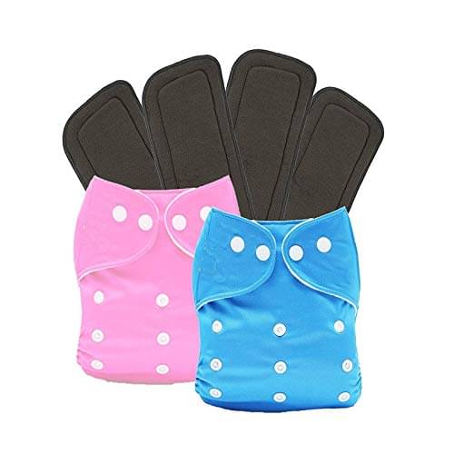 BUYBIRD Reusable Cloth Nappy With Insert ( Pack of 2 ) BUYBIRD Reusable Cloth Nappy With Insert ( Pack of 2 )