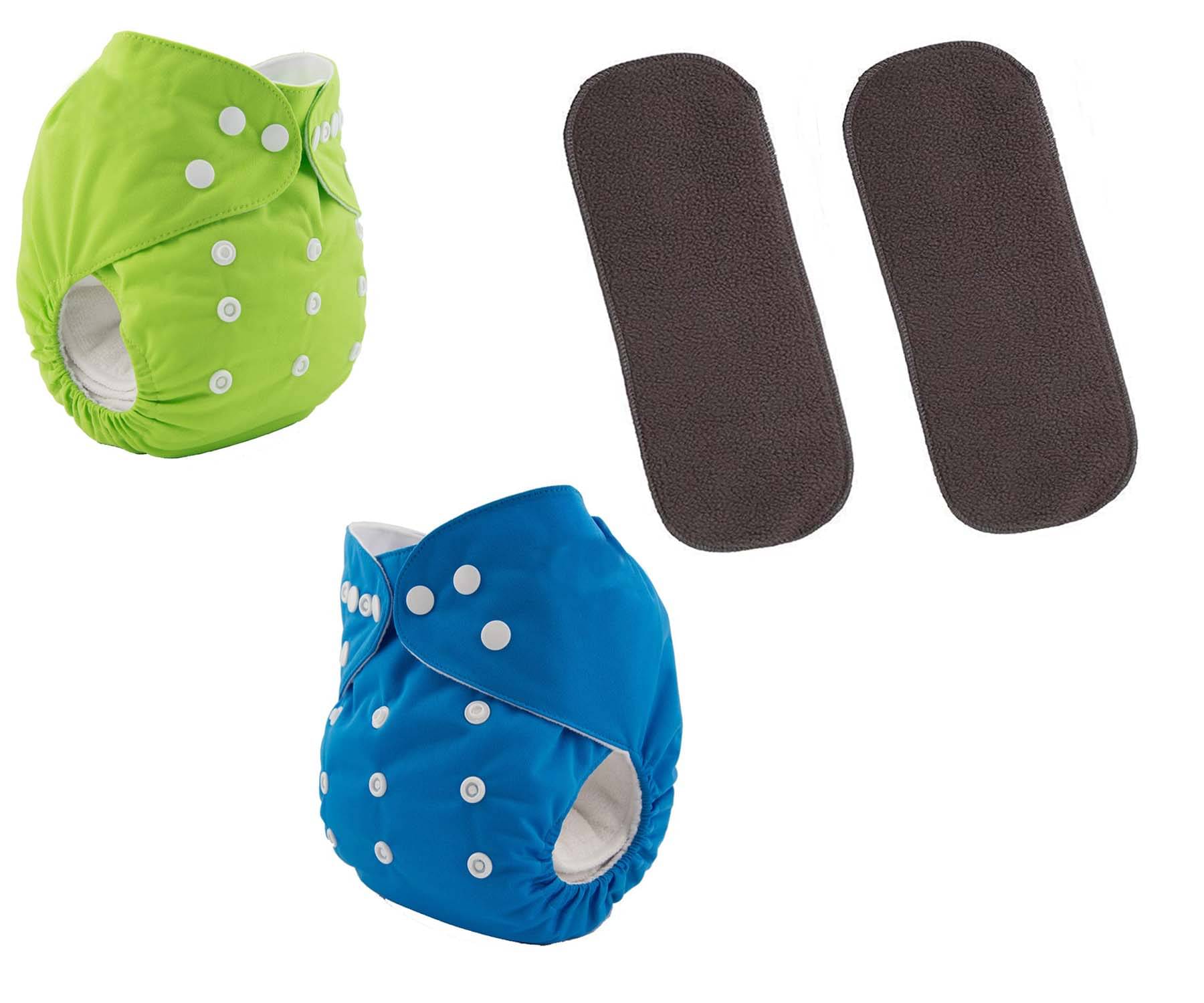     			BUYBIRD Reusable Cloth Nappy With Insert ( Pack of 2 )