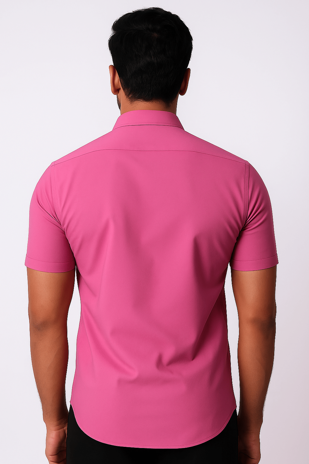     			CROWNTAIL Cotton Blend Regular Fit Solids Half Sleeves Men's Casual Shirt - Sea Green ( Pack of 1 )