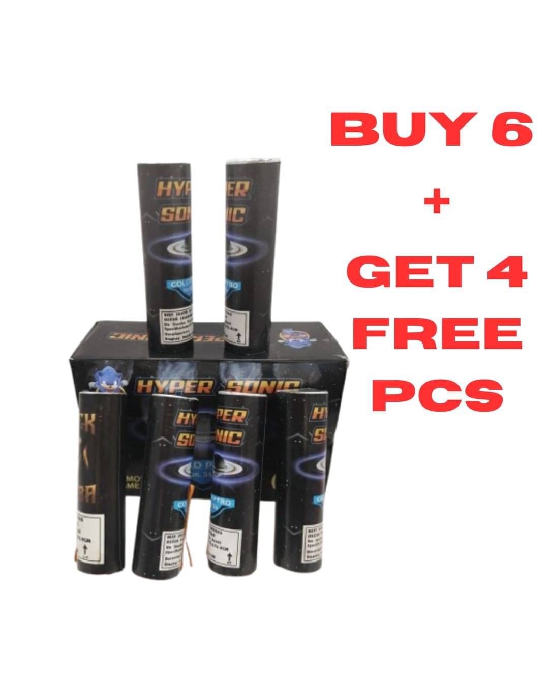     			Cold Pyro 6 PCs with 4 pc free pyro