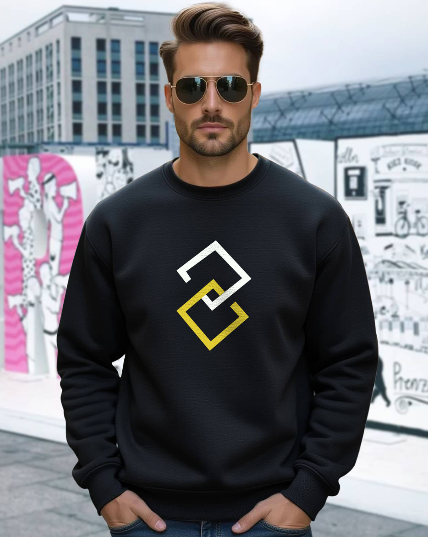 ENITOR Fleece Round Neck Men's Sweatshirt - Black ( Pack of 1 ) ENITOR Fleece Round Neck Men's Sweatshirt - Black ( Pack of 1 )