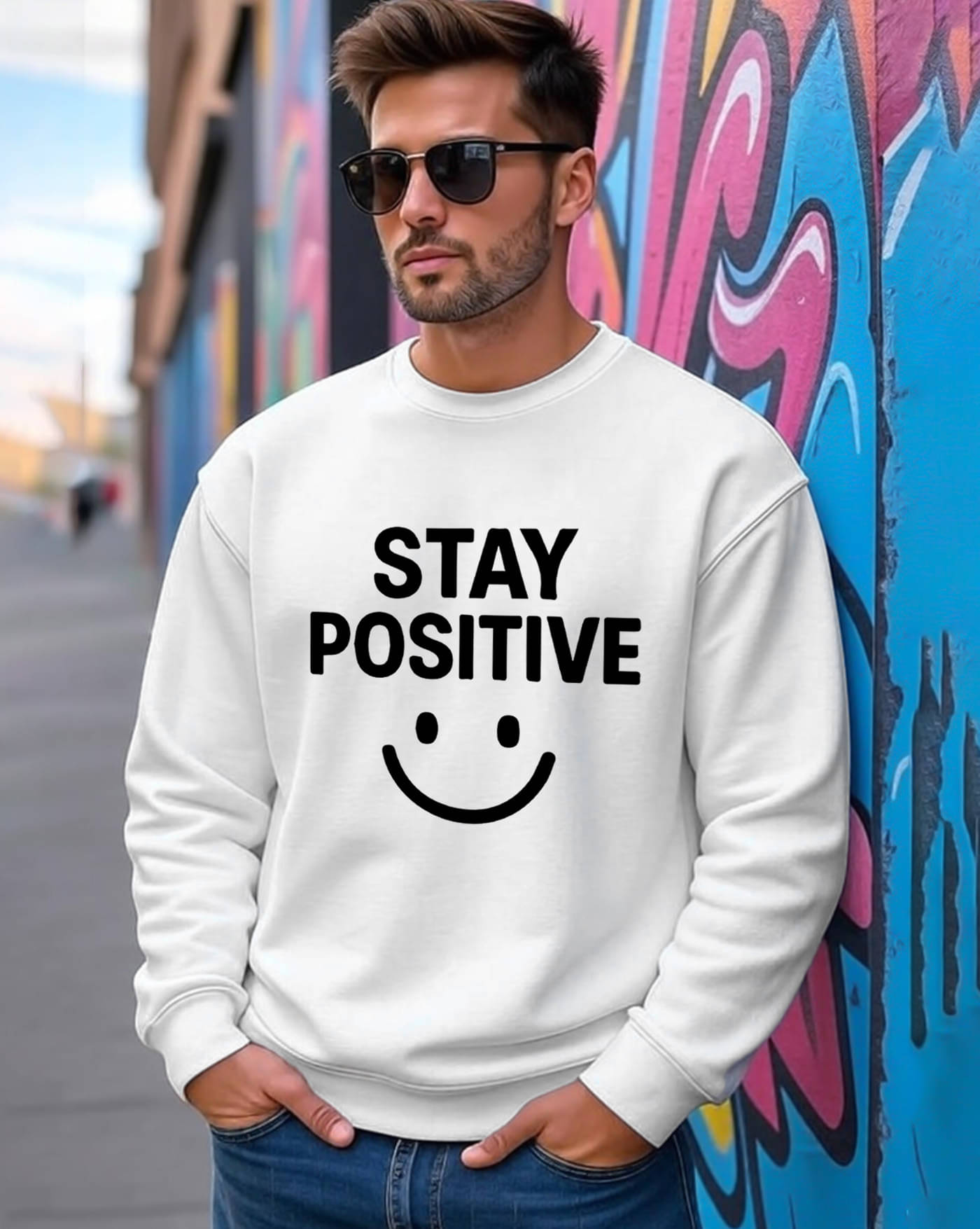     			ENITOR Fleece Round Neck Men's Sweatshirt - White ( Pack of 1 )