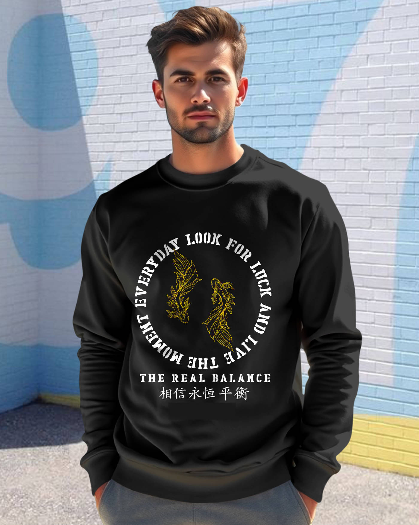     			ENITOR Fleece Round Neck Men's Sweatshirt - Black ( Pack of 1 )