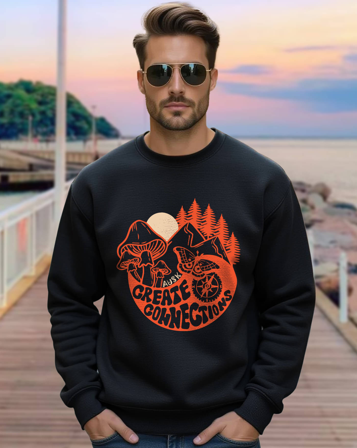ENITOR Fleece Round Neck Men's Sweatshirt - Black ( Pack of 1 ) ENITOR Fleece Round Neck Men's Sweatshirt - Black ( Pack of 1 )