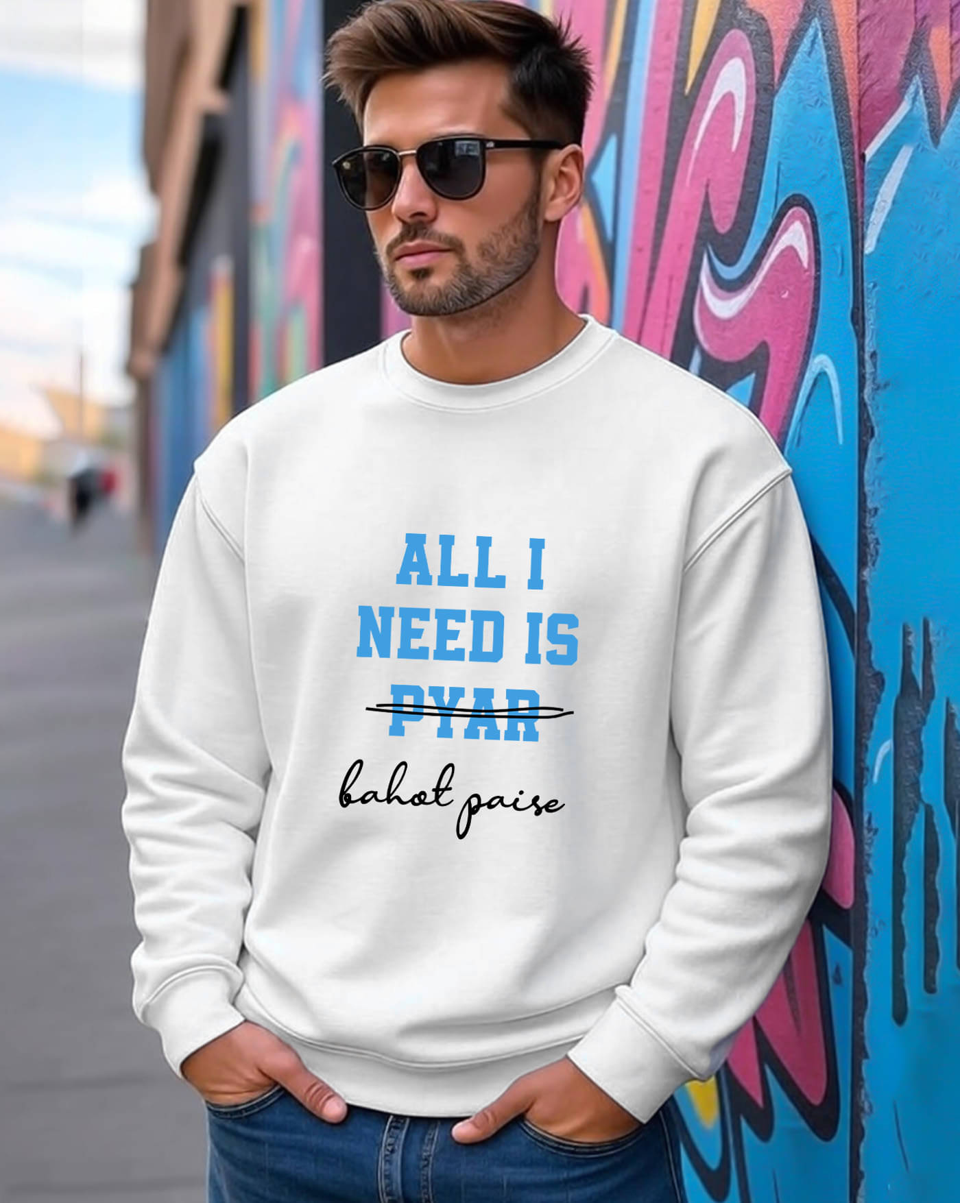     			ENITOR Fleece Round Neck Men's Sweatshirt - White ( Pack of 1 )