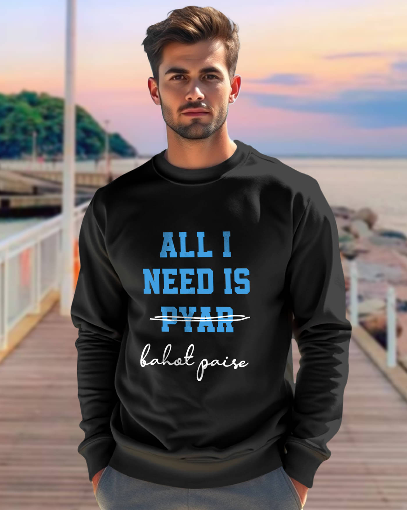 ENITOR Fleece Round Neck Men's Sweatshirt - Black ( Pack of 1 ) ENITOR Fleece Round Neck Men's Sweatshirt - Black ( Pack of 1 )