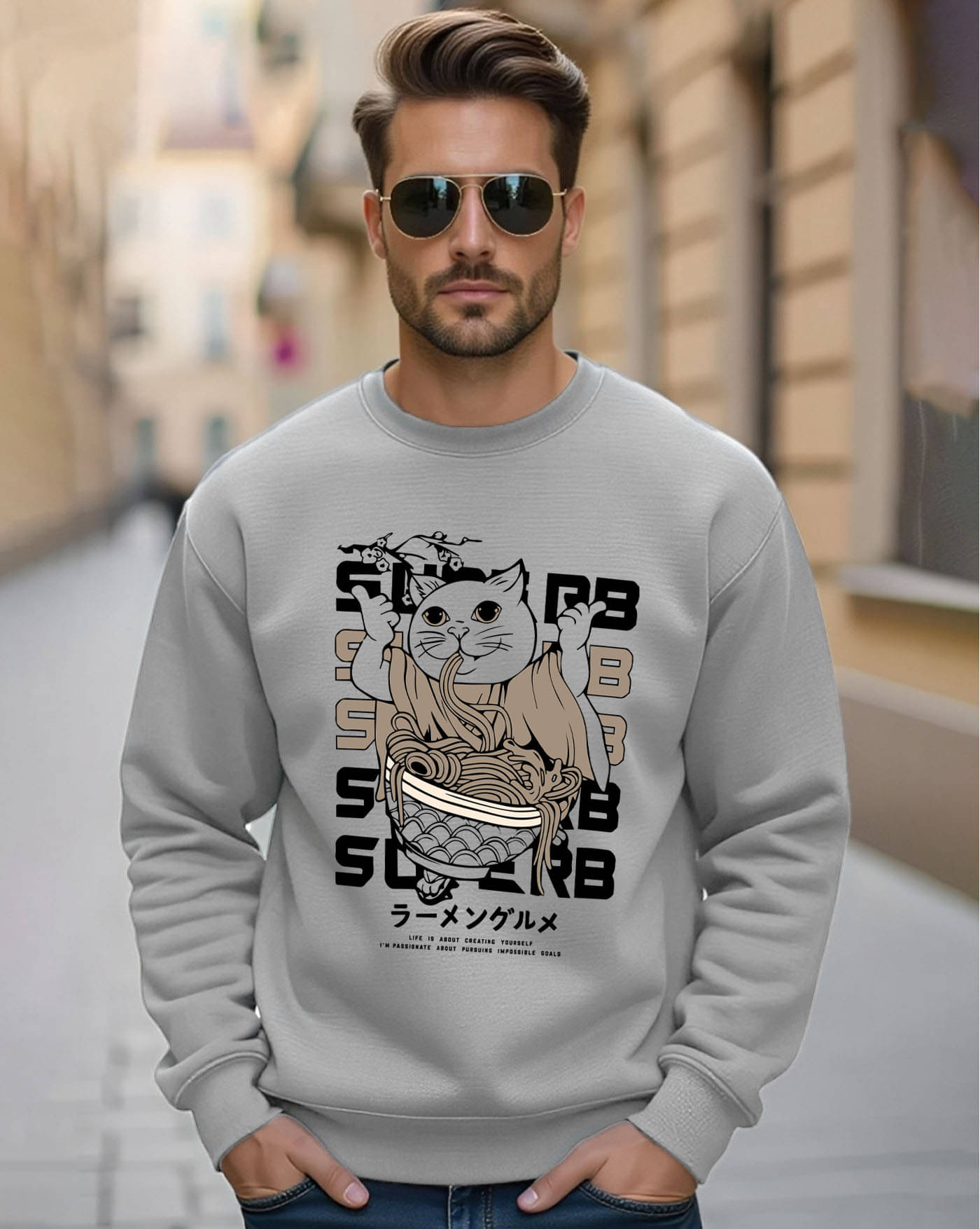 ENITOR Fleece Round Neck Men's Sweatshirt - Grey ( Pack of 1 ) ENITOR Fleece Round Neck Men's Sweatshirt - Grey ( Pack of 1 )