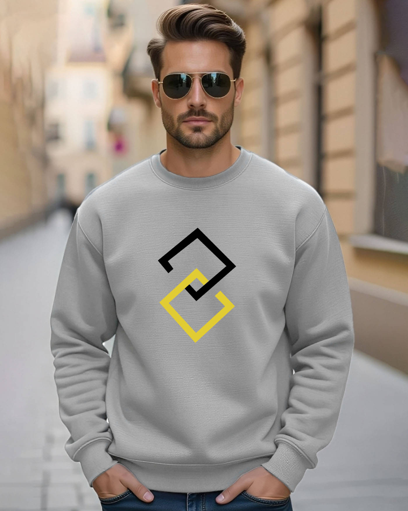 ENITOR Fleece Round Neck Men's Sweatshirt - Grey ( Pack of 1 ) ENITOR Fleece Round Neck Men's Sweatshirt - Grey ( Pack of 1 )