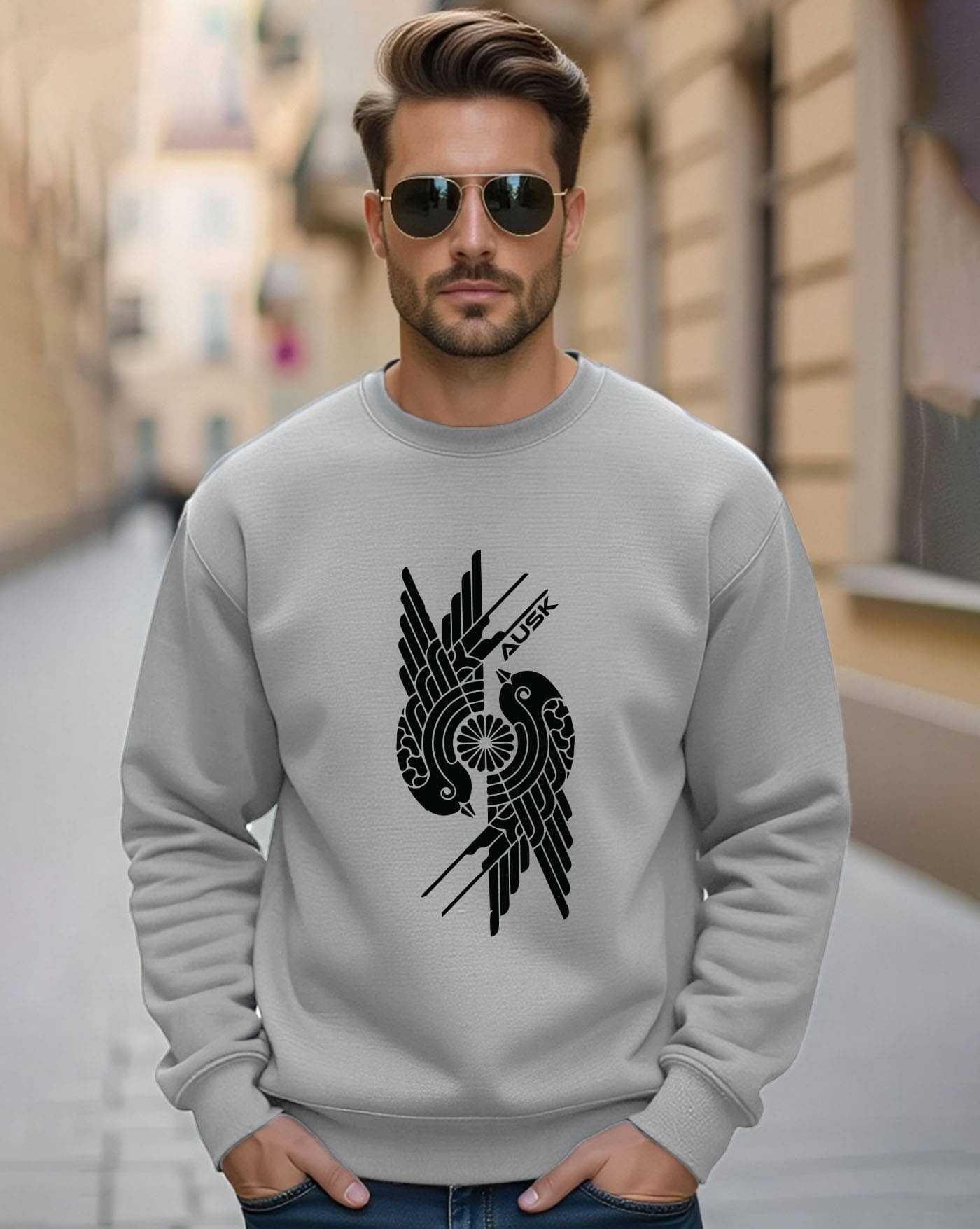 ENITOR Fleece Round Neck Men's Sweatshirt - Grey ( Pack of 1 ) ENITOR Fleece Round Neck Men's Sweatshirt - Grey ( Pack of 1 )