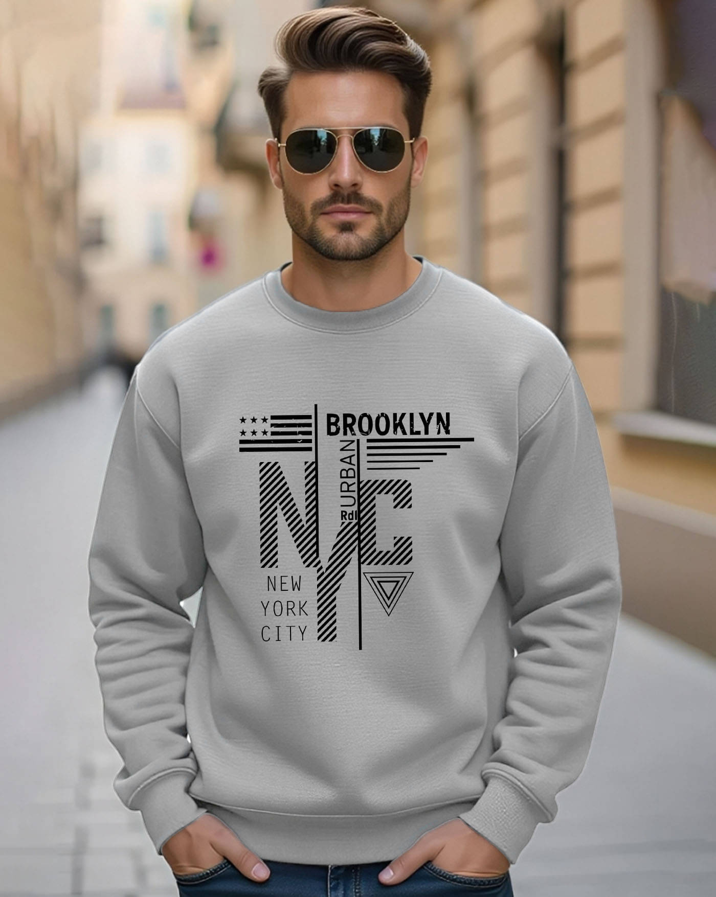 ENITOR Fleece Round Neck Men's Sweatshirt - Grey ( Pack of 1 )     			ENITOR Fleece Round Neck Men's Sweatshirt - Grey ( Pack of 1 )