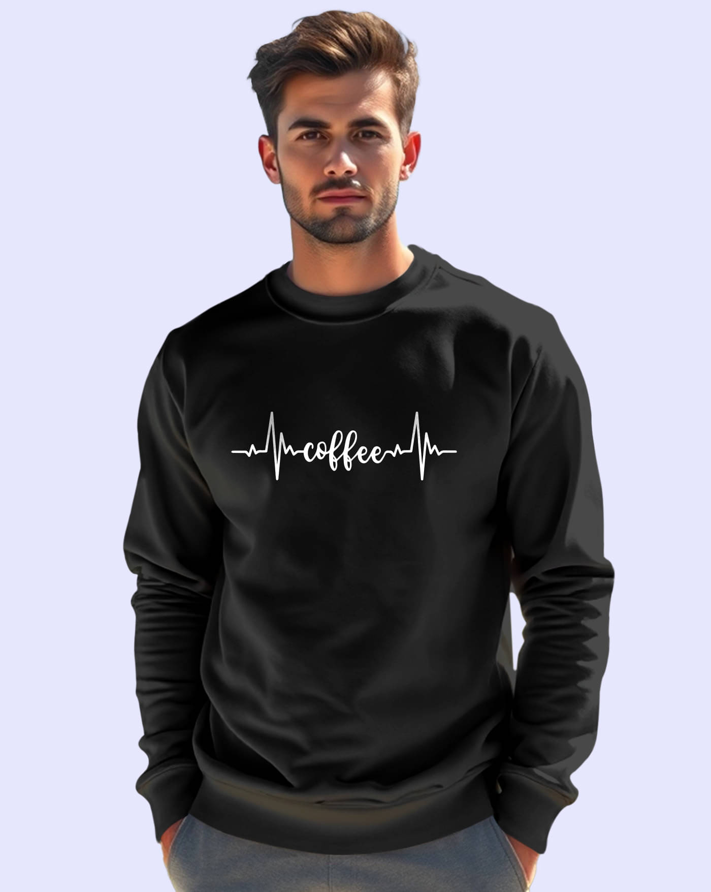    			ENITOR Fleece Round Neck Men's Sweatshirt - Black ( Pack of 1 )