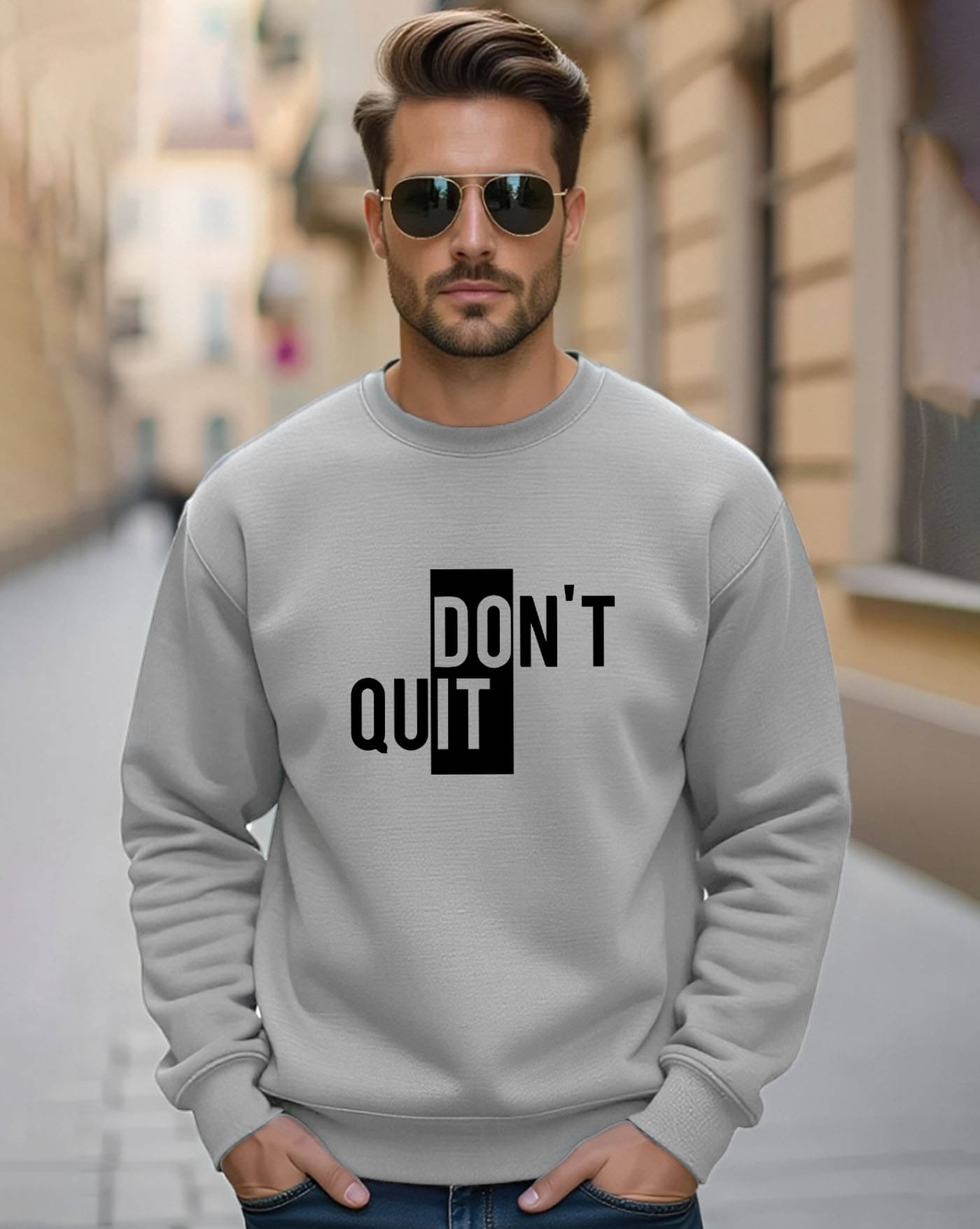 ENITOR Fleece Round Neck Men's Sweatshirt - Grey ( Pack of 1 ) ENITOR Fleece Round Neck Men's Sweatshirt - Grey ( Pack of 1 )