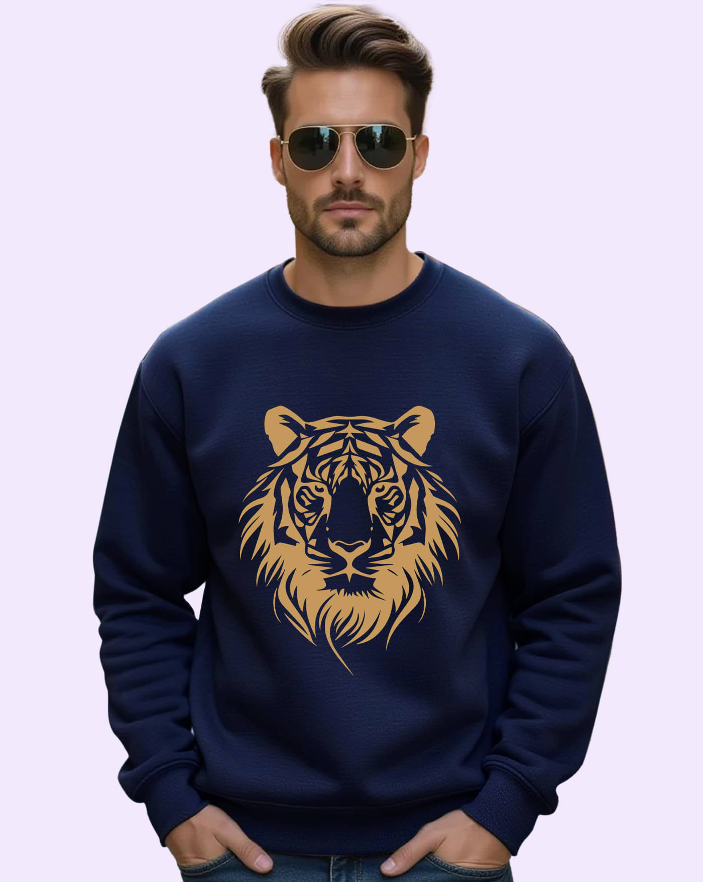 ENITOR Fleece Round Neck Men's Sweatshirt - Blue ( Pack of 1 ) ENITOR Fleece Round Neck Men's Sweatshirt - Blue ( Pack of 1 )