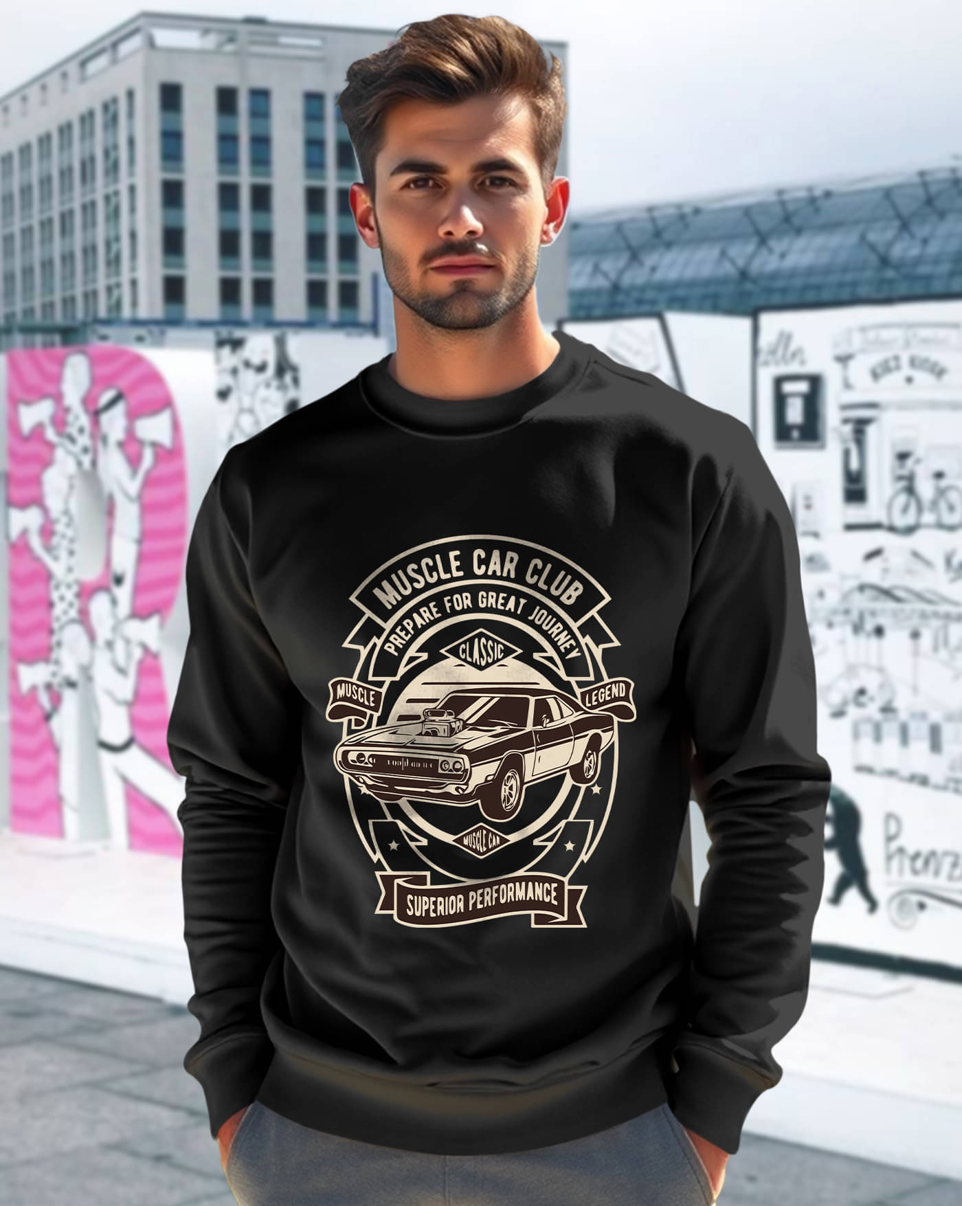    			ENITOR Fleece Round Neck Men's Sweatshirt - Black ( Pack of 1 )