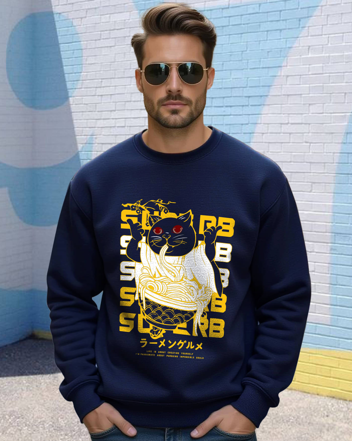     			ENITOR Fleece Round Neck Men's Sweatshirt - Blue ( Pack of 1 )