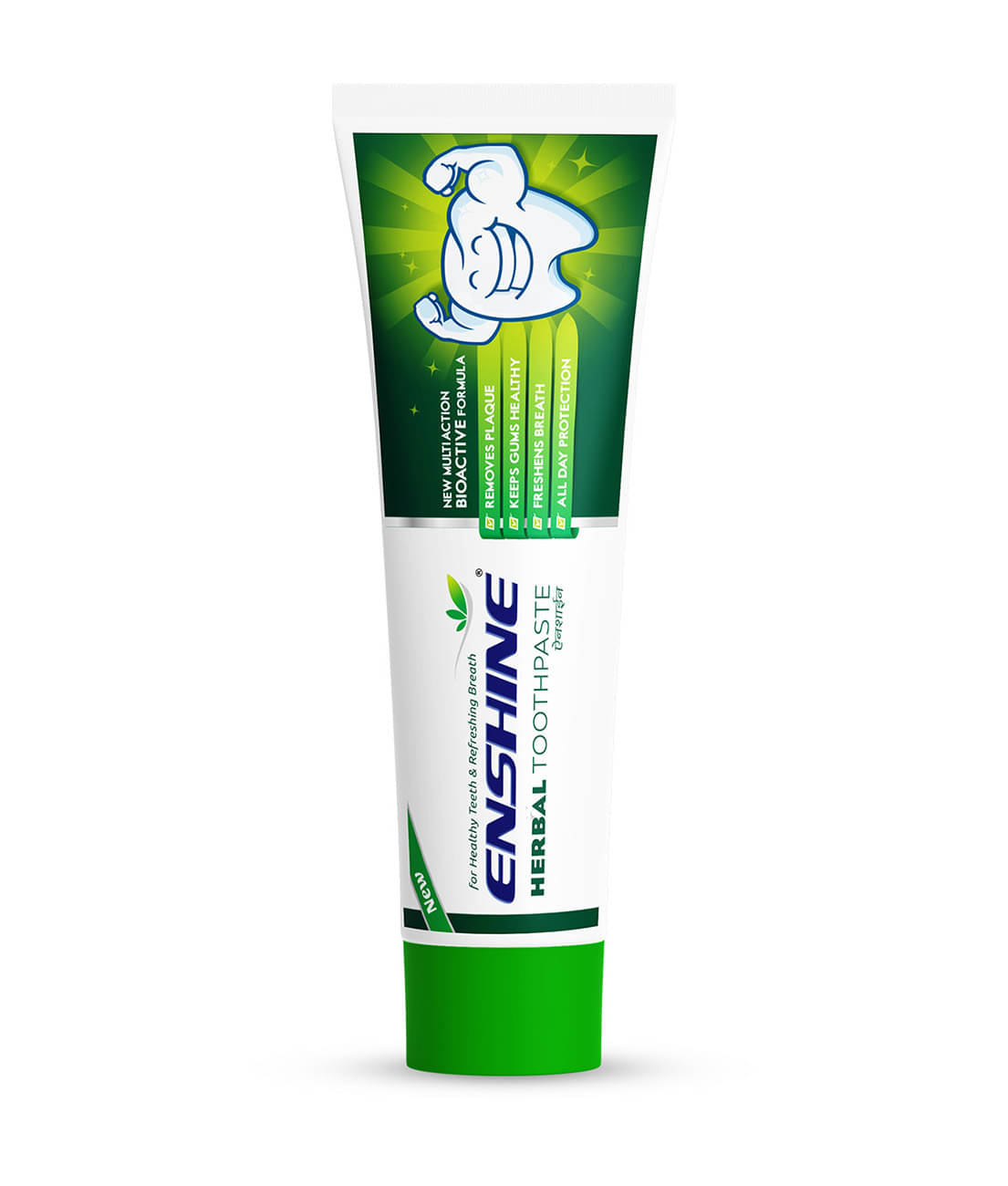     			Enshine Herbal Toothpaste, Ayurvedic Formula For Plaque Removal, Gum Strength & Fresh Breath 100g