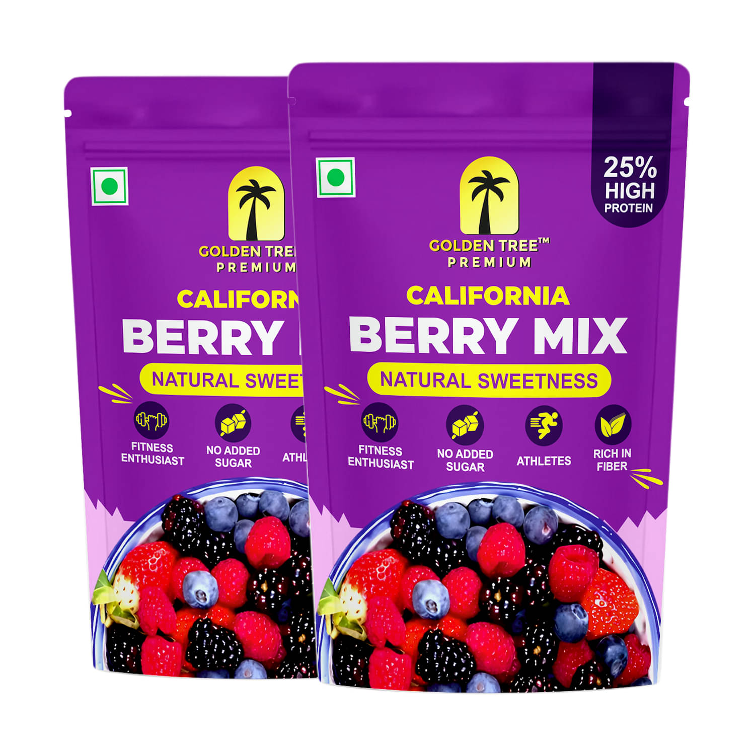     			Golden Tree Blueberry,Cranberry 250 g Pack of 2