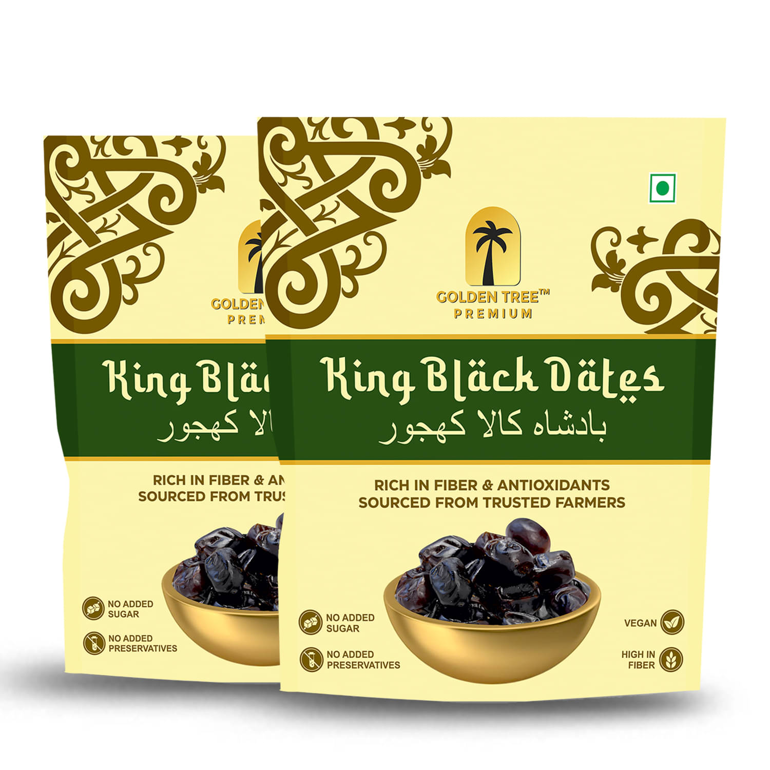     			Golden Tree Dates (Khajoor) 500 g Pack of 2