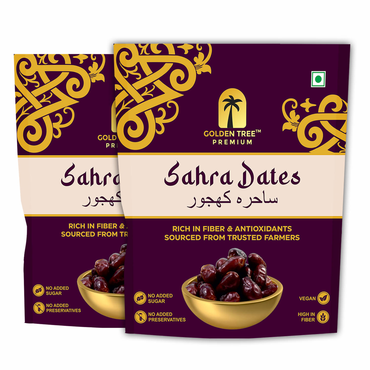     			Golden Tree Dates (Khajoor) 500 g Pack of 2