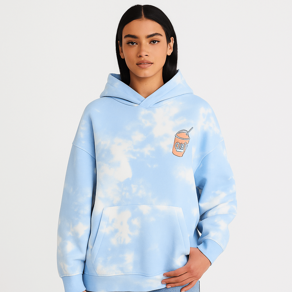     			HARPITA Fleece Women's Hooded Sweatshirt ( Blue )