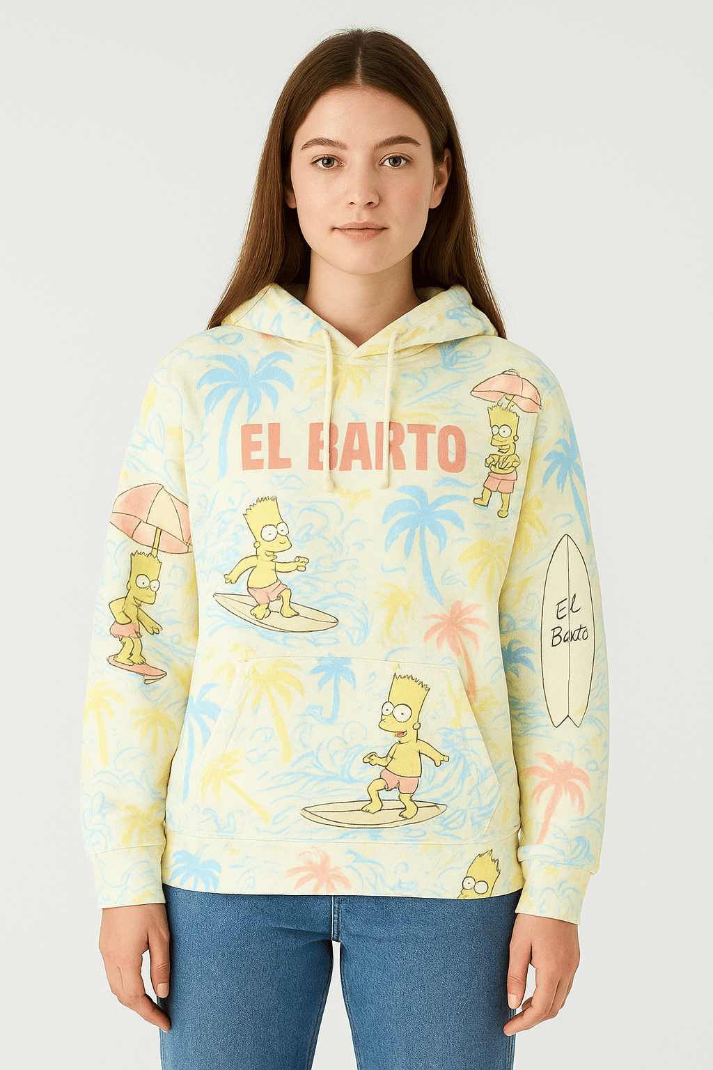 HARPITA Women Fleece Hooded Sweatshirt ( Multicolor 1 ) HARPITA Women Fleece Hooded Sweatshirt ( Multicolor 1 )