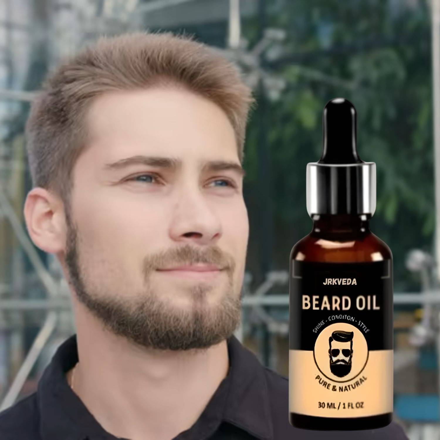 JRKVEDA Vitamin E Promotes Beard Growth Beard Oil 30 ml JRKVEDA Vitamin E Promotes Beard Growth Beard Oil 30 ml